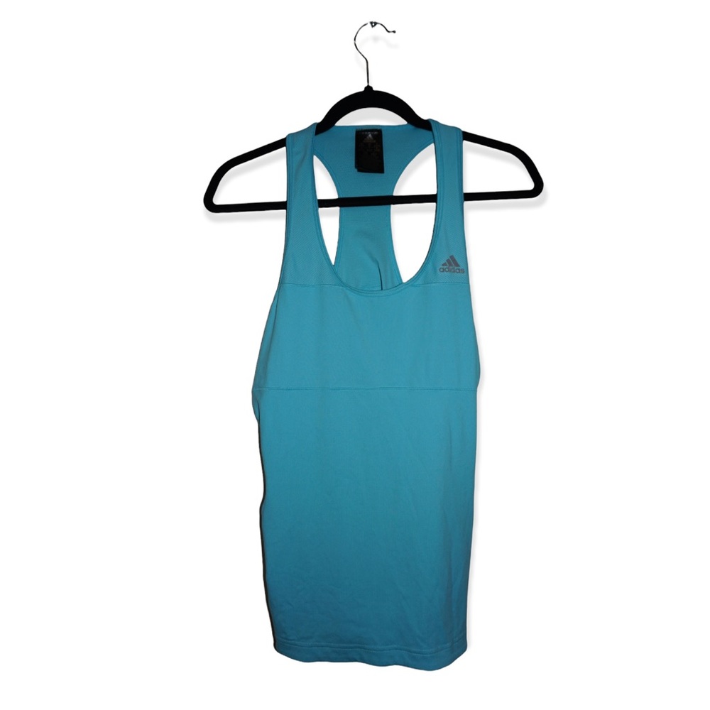 Racerback Adidas Tank in blue size medium workout top